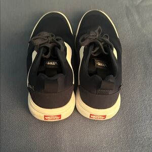 Vans Dark Blue and White Athletic Sneakers